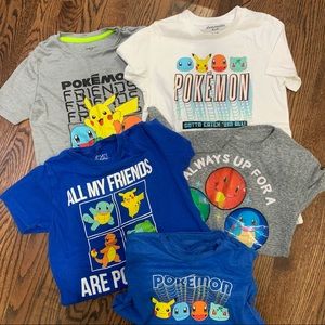 Bundle of 5 - Pokémon T-shirts